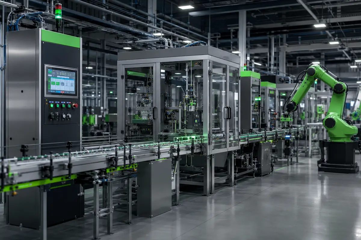 Automated industrial equipment and production line